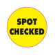 Quality Inspection 'SPOT CHECKED' Labels 